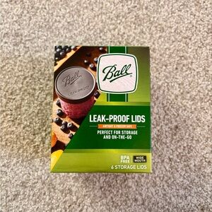 Ball Leak-Proof Lids - wide mouth